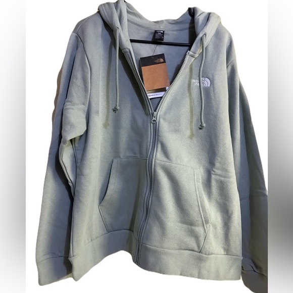The North Face Sweaters - The North Face Light Green Zip-Up Hoodie XL. NWT